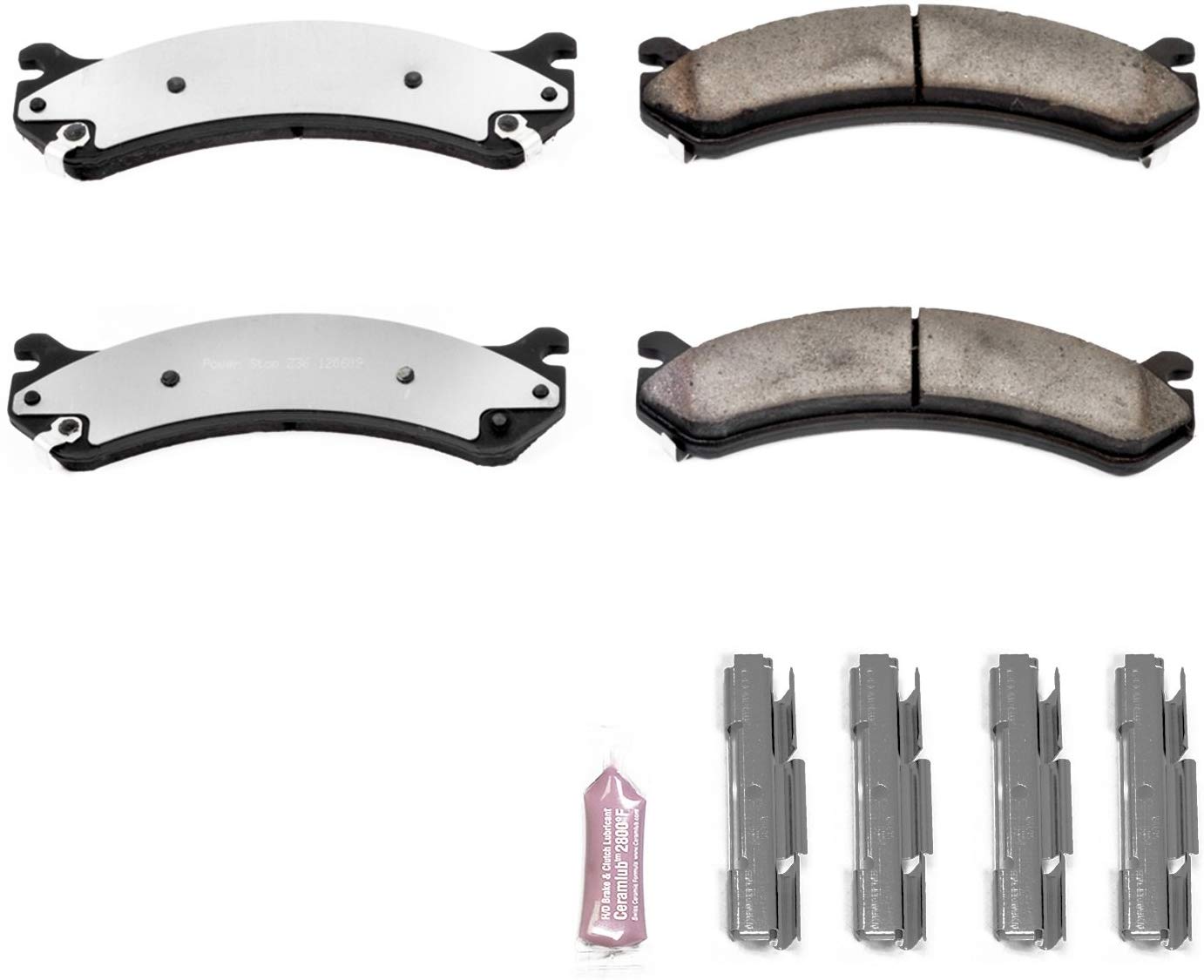 Power Stop Z36-784, Z36 Truck & Tow Carbon-Fiber Ceramic Front Brake Pads