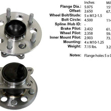 Centric (407.44036) Wheel Hub Assembly