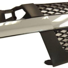 Perfit Liner New Front Dark Gray Grille Grill Replacement With Chrome Molding For 04-12 Colorado Pickup Truck Fits LS LT Model GM1200518 12335794