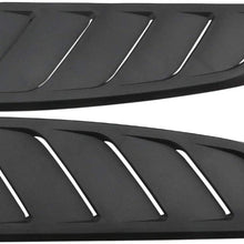 2pcs Hood Vent Air Flow Intake Side Scoop Hood Cover Car Fender Side Decor Scoops Replacement Fit for Mustang Auto Part Hood Scoop