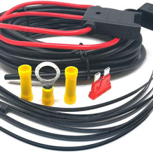 CARROFIX Powered Converter Wiring Kits for Trailer Tail Light Converter, 10 Amps, 20 FT of 12-Gauge Cross-Linked Wire