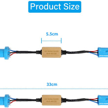 LED Headlight Kit Decoder Canbus Resistor Anti-flicker Adapters Warning Error Free Canceller Resistor (9007)
