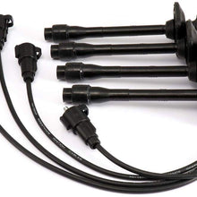 TUPARTS Pack of 4 Ignition Wire Sets Compatible with Abarth 750 Toyota Camry/ RAV4/ Solara 1959-2001