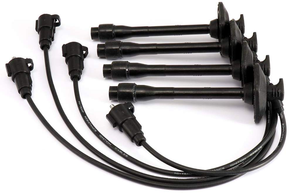 Aintier Brand New Ignition Wire Sets Replacement for Abarth 750 Toyota Camry/ RAV4/ Solara 1959-2001 (Set of 4)