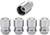 McGard 24154 Chrome Cone Seat Wheel Locks (M12 x 1.25 Thread Size) - Set of 4