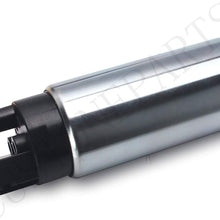 CUSTONEPARTS 255LPH High Flow Electric Fuel Pump With With Strainer/Filter + Rubber Gasket/Hose + Stainless Steel Clamps + Universal Connector Wiring Harness