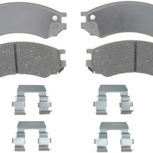 ACDelco 14D507CH Advantage Ceramic Front Disc Brake Pad Set with Hardware