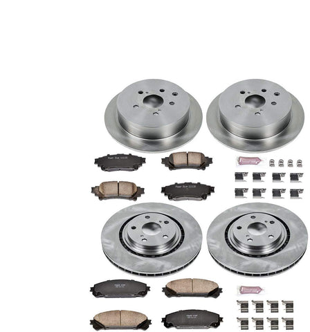 Autospecialty (KOE5828) Daily Driver OE Brake Kit, Front and Rear