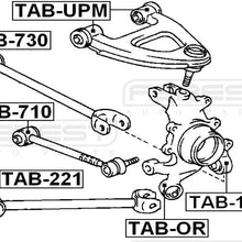 FEBEST TAB-168Z Rear Arm Bushing Assembly