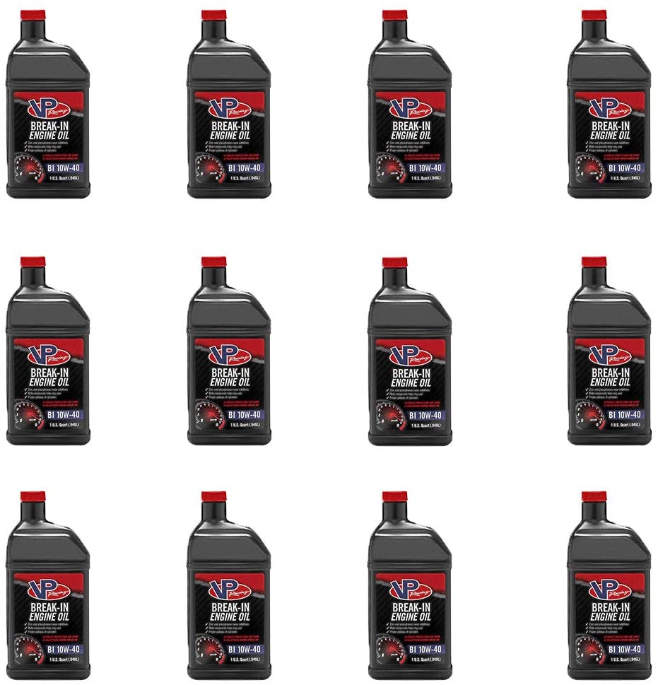 VP Racing 1 Quart Valvetrain Cam Break in 10W40 Engine Motor Oil (12 Pack)