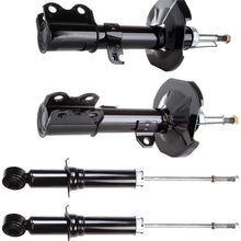 OCPTY Front Rear 334450 72114 334451 72115 344612 71373 Shock Absorbers Struts Fit for 2003 2004 2005 2006 2007 2008 Toyota Corolla Pack of 4