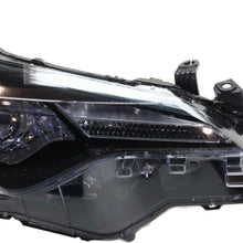 Headlight Assembly Compatible with 2017-2019 Toyota Corolla LED Composite Clear Lens With bulb(s) Pair Driver and Passenger Side