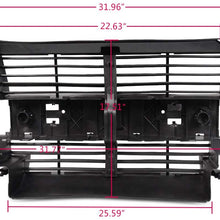 New OEM CJ5Z-8475-A Front Radiator Control Grille Shutter Assembly without Actuator for Ford Escape 2013-2016 2014 2015