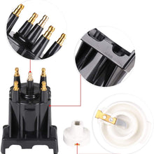 Distributor Cap and Ignition Rotor Kit Replacement for 3.0L 4cyl MerCruiser Engines Made by General Motors with Delco EST Ignition Systems - Replace 811635Q2, 18-5280 - Delco 4 Cylinder Tune Up Kit