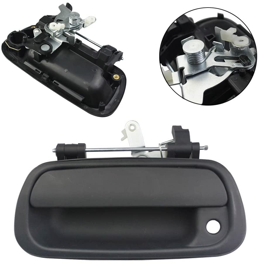 FOLCONROAD Pickup Rear Exterior Textured Black Tailgate Door Handle 69090-0C010 for 2000-2006 Toyota Tundra[US Warehouse]