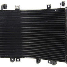 OzCoolingParts 08-12 Suzuki Motorcycle Radiator, OEM Replacement Aluminium Radiator for 2008-2012 Suzuki Hayabusa GSXR1300R GSXR 1300R Series