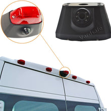 Vardsafe VS508C Brake Light Parking Reverse Backup Camera & Clip-on Rear View Mirror Monitor for Ram Promaster Van