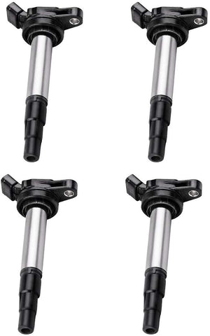 Ignition Coil Packs for 09-17 Toyota Corolla 09-14 Matrix 10-17 Prius 11-16 Lexus CT200H 09-10 Pontiac Vibe - Scion XD IM L4-1.8L 2.4L (Pack of 4)