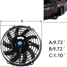 9" Radiator Fan + Aluminum Radiator Replacement For Jeep Wrangler TJ YJ V8 Conversion 87-95
