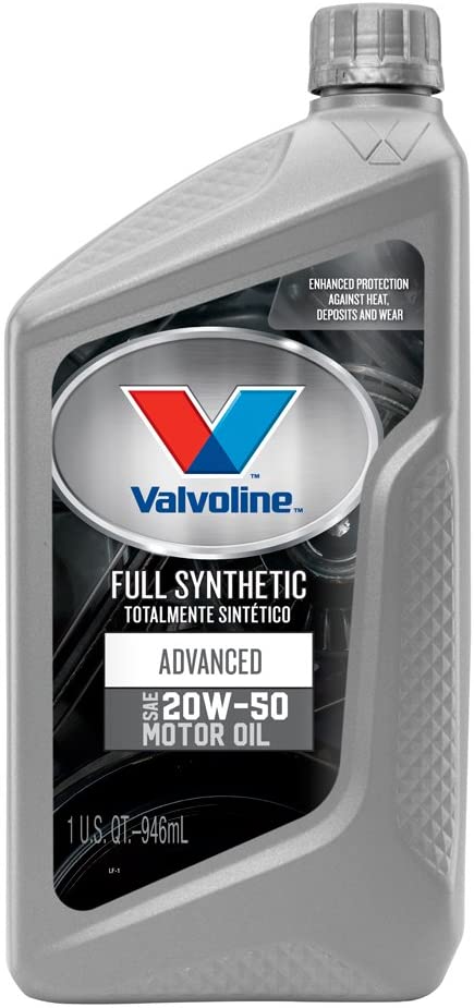 Valvoline Advanced Full Synthetic SAE 20W-50 Motor Oil 1 QT