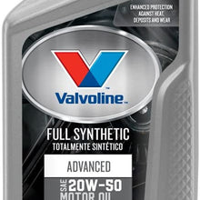 Valvoline Advanced Full Synthetic SAE 20W-50 Motor Oil 1 QT