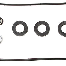 Evergreen TBK143VCT Fits 88-95 Honda Civic Del Sol 1.5 SOHC D15B1 D15B2 D15B6 D15B7 D15B8 Timing Belt Kit Valve Cover Gasket Water Pump