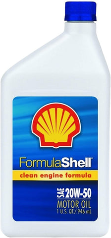 Formula Shell 550049476 Motor Oil, Quart (Pack of 6)