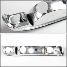 4Pcs Chrome Housing Clear Corner Headlight Bumper Light Lamp Replacement for GMC Sierra Yukon XL 1500 2500 3500 C3 99-07