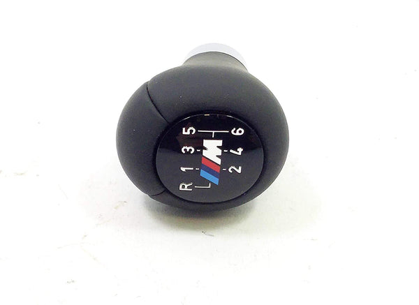 BMW (2001+) Shift Knob 6-speed ///M sport logo GENUINE Leather weighted