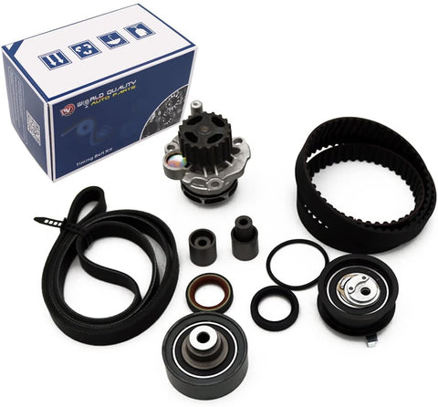 Timing Belt Kit Water Pump w/Belt Roller for 99-04 1.9L ALH VW Golf Jetta Beetle TDI Diesel