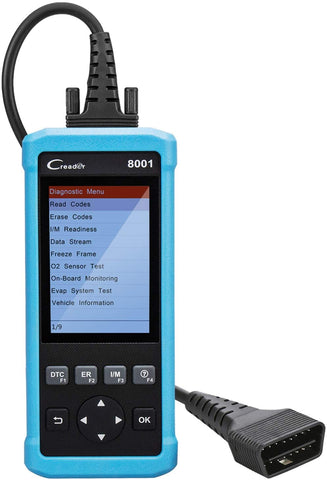 LAUNCH Creader 8001 Car Code Reader OBD2 Scanner Full OBDII EOBD Functions Auto Diagnostic Scanner Scan Tool with ABS SRS EPB Oil Service Light Resets