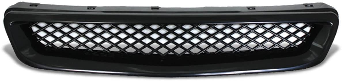 DNA Motoring GRL-HC96-TR-ABS Front Bumper Grille Guard [For 96-98 Honda Civic]