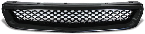 DNA Motoring GRL-HC96-TR-ABS Front Bumper Grille Guard [For 96-98 Honda Civic]