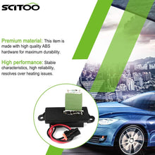 Blower Motor Resistor Switch Air Conditioning Heater Fan HVAC SCITOO Regulator fit for 2002-2003,2005 Chevrolet Avalanche 1500/2002,2005 Chevrolet Avalanche 2500