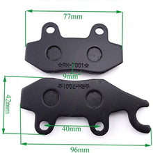TC-Motor Disc Caliper Brake Pads Shoes For Chinese ATV Quad 4 Wheeler Buggy Go Kart Mope Scooter Pit Dirt Bike 50cc 70cc 90cc 110cc 125cc