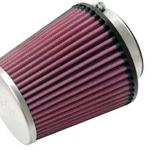 K&N Universal Clamp-On Air Filter: High Performance, Premium, Replacement Engine Filter: Flange Diameter: 2.5 In, Filter Height: 4.875 In, Flange Length: 0.8125 In, Shape: Round Tapered, RC-9800