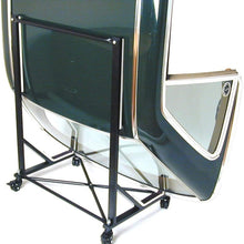 URO Parts TC107BLACK Hard Top Cart/Carrier, Black, w/Cover, Requires Assembly