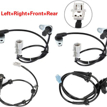 FEIPARTS ALS643 ALS642 Left Right Front Rear Anti-lock Braking System ABS Wheel Speed Sensor Replaces for2003-2009 for Nissan 350Z 2003-2006 for Infiniti G35