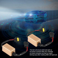 Hlyjoon Car Error Free Decoder 2pcs C16 H8 H9 H11 LED Canbus Headlight Decoder Device Anti-Flicker Resistors Error Canceller Car Vehicles LED Headlight Decoder