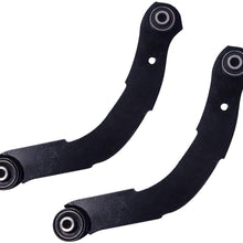 TUCAREST 2Pcs (Pair) K641281 Left Right Rear Upper Control Arm (Lateral Link) Compatible With 2007-2012 Dodge Caliber 07-17 Jeep Compass [Mfr Body Code:MK Only] Patriot Suspension