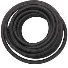 20 Feet 4AN AN4 1/4" Fuel Line Hose Braided Stainless Steel Oil Gas Fuel Hose CPE Synthetic Rubber Line Black