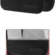 Lund Nifty 120101 Pro-Line Black Full Floor Replacement Carpet - Set of 2