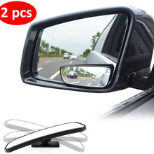 TRUE LINE Automotive 360 2 Piece Mirror Blind Spot Mirror Kit 360 Degree Adjustable Ultra Safety Stick on