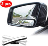 TRUE LINE Automotive 360 2 Piece Mirror Blind Spot Mirror Kit 360 Degree Adjustable Ultra Safety Stick on