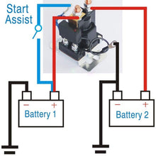 Ehdis 24V 200 AMP Battery Isolator and Relay 4 Terminal Dual Battery Auto Increase Battery DC 12V-24V Suit for All Type of Cars, Track, Van, Vehicle