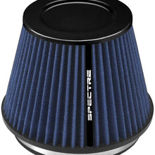 Spectre Universal Clamp-On Air Filter: High Performance, Washable Filter: Round Tapered; 6 in (152 mm) Flange ID; 6.219 in (158 mm) Height; 7.719 in (196 mm) Base; 5.219 in (133 mm) Top, SPE-HPR9886B