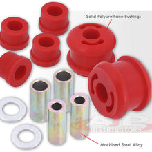 AJP Distributors Performance Upgrade Suspension 4-Piece Front Lower Control Arm LCA Solid Polyurethane Bushing Kit Bushings Red For Forester SH Impreza WRX Legacy Outback 04 05 06 07 08 09 10 11 12 13