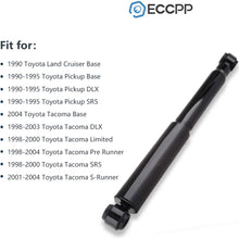 Shocks and Struts,ECCPP Rear Pair Shock Absorbers Strut Kits Compatible with 2001 2002 Honda Civic 341311 71340