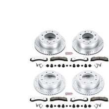 Power Stop K6992-36 Z36 Truck & Tow Front and Rear Brake Kit