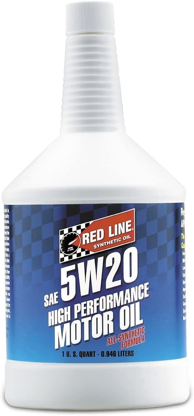 Red Line 5W20 Synthetic Oil - 1 Quart (Pack of 6)